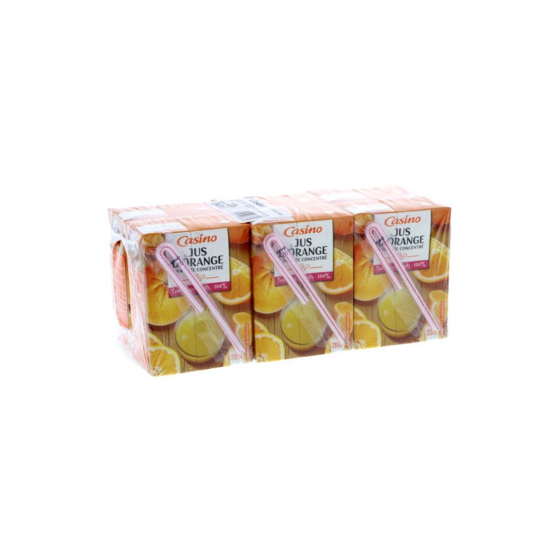 CASINO Jus d'orange - 6x20cl