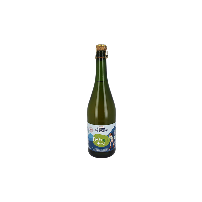 TERRE DE L'ALPE Cidre doux Bio - 75cl